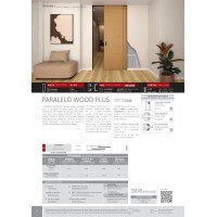 PARALELO WOOD PLUS Heavy-Duty Synchronized Double Sliding Door Frame for developers| DoorHub UAE Itar al bab 